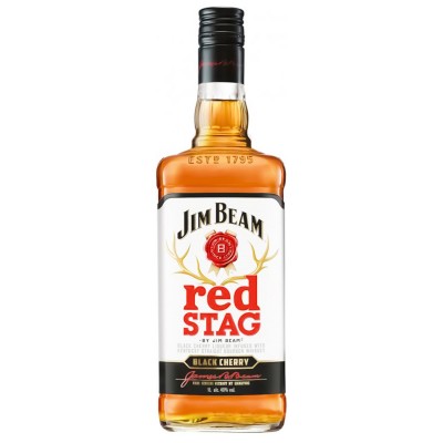 Віскі Джим Бім вишня 1л(Jim beam red stag 1l) 